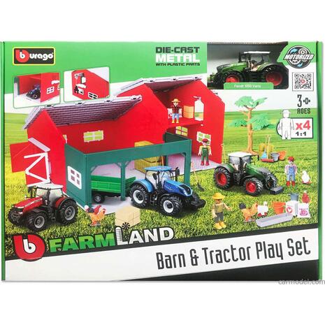 Bburago farmland farm set with 1 tractor (18/31684)